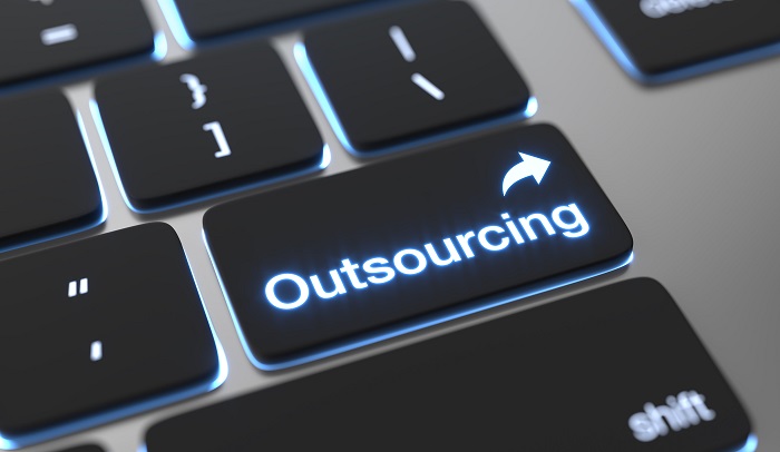 Outsourcing text